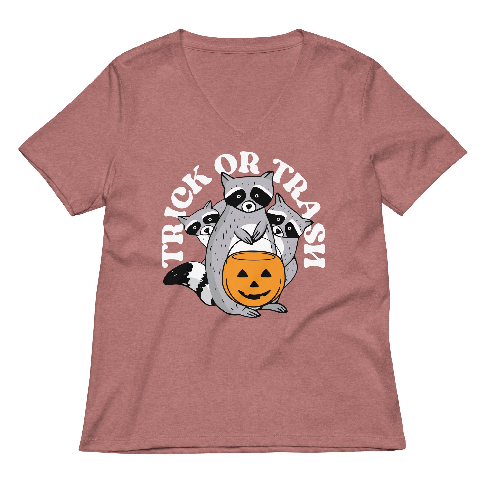 Trick Or Trash Women's V-Neck Tee