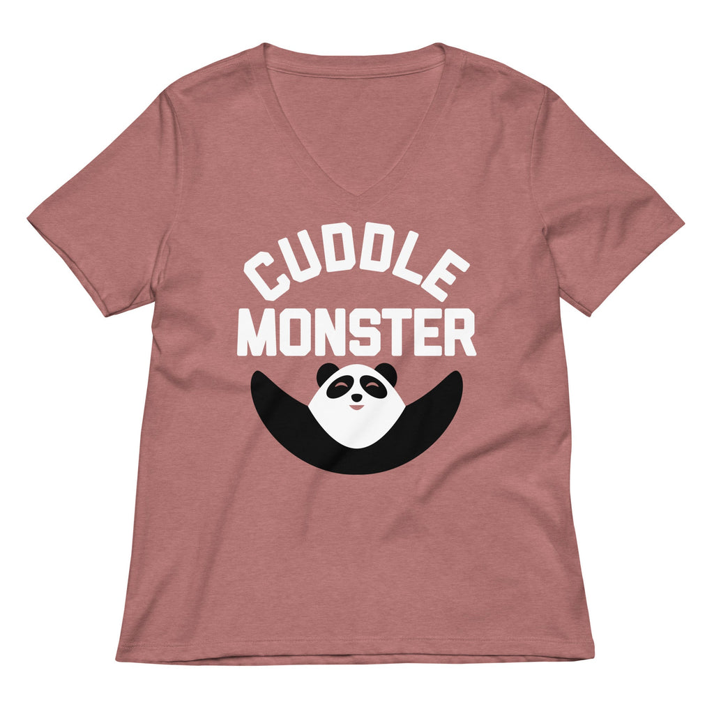 Cuddle Monster Women's V-Neck Tee