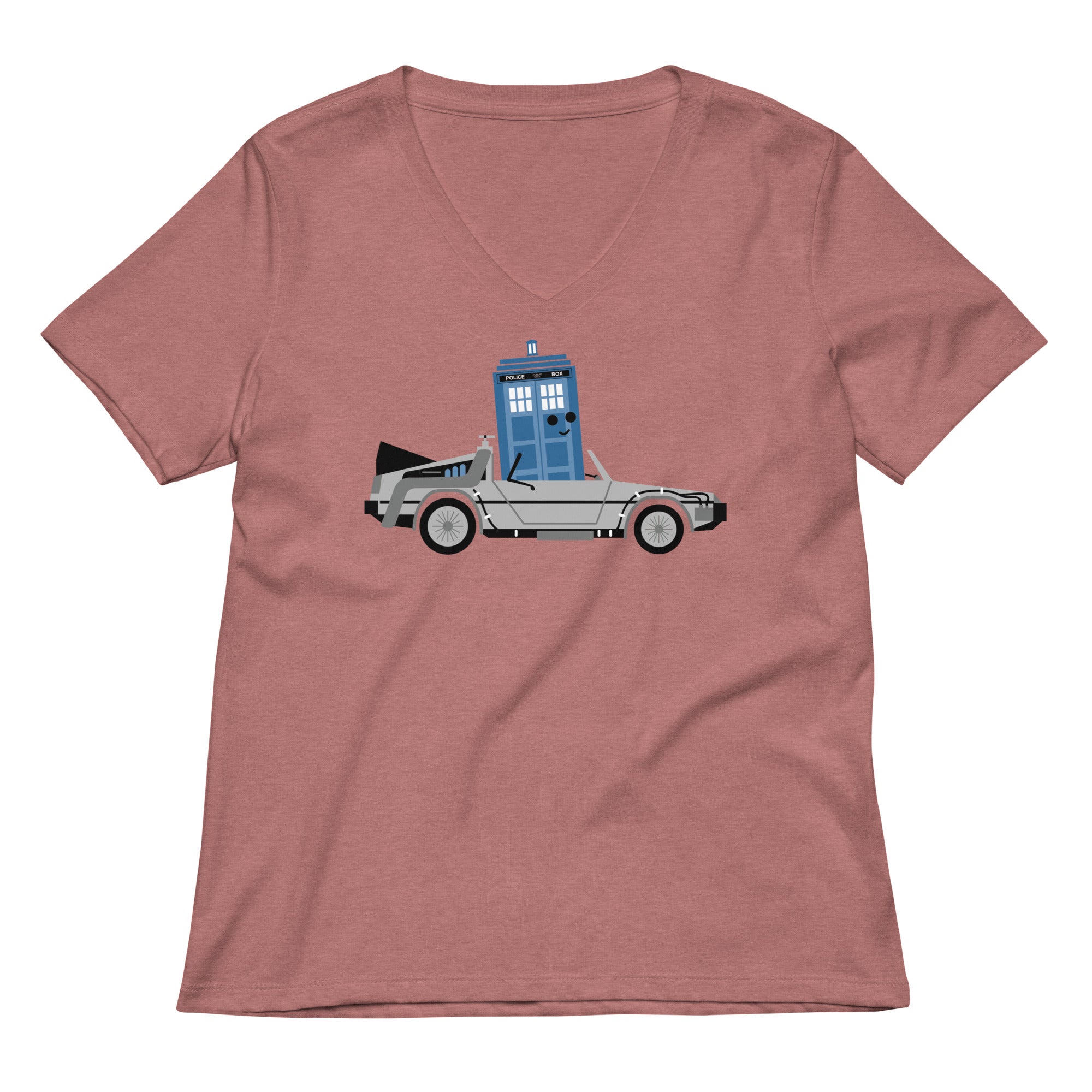 Time Machine x Two Women's V-Neck Tee