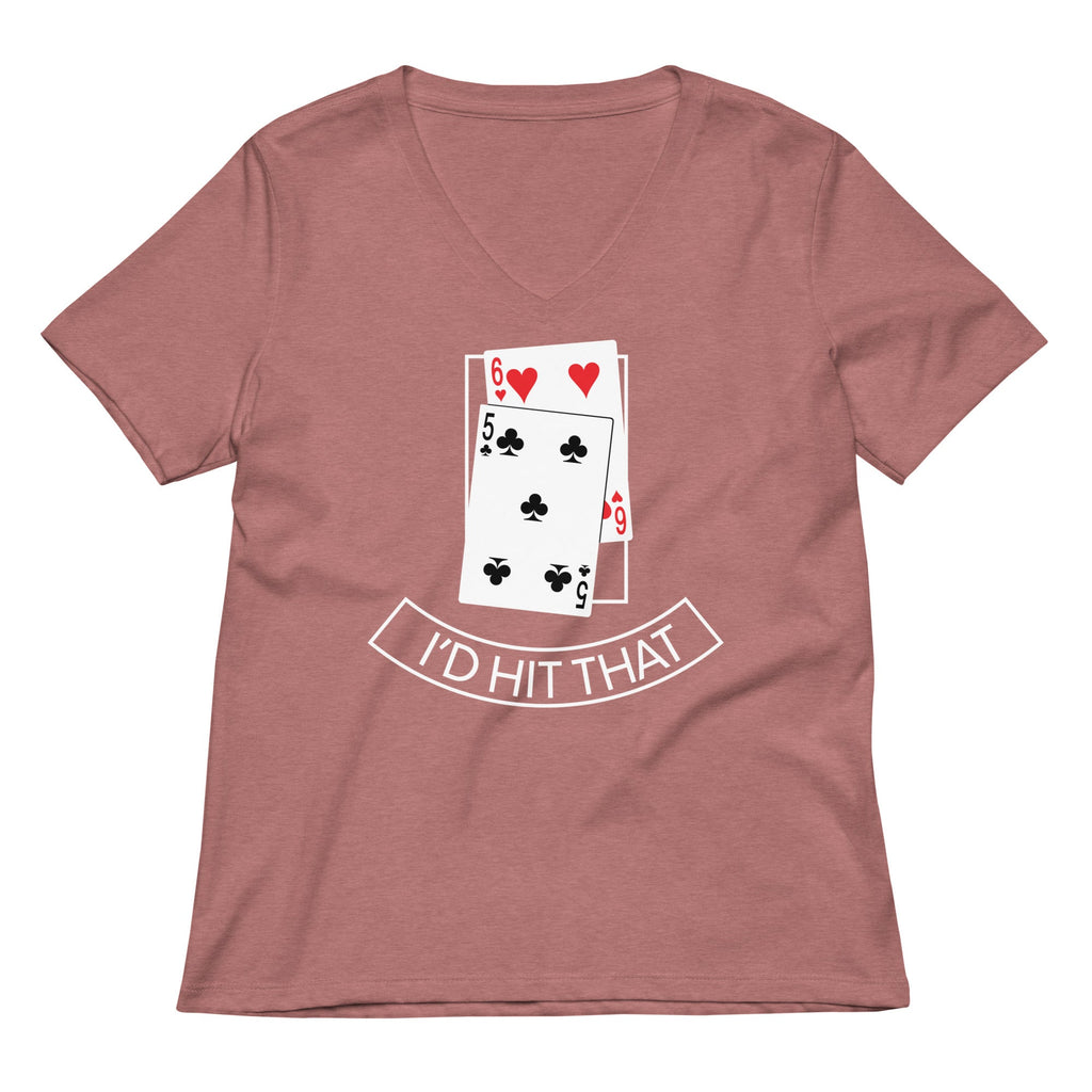 I'd Hit That Women's V-Neck Tee