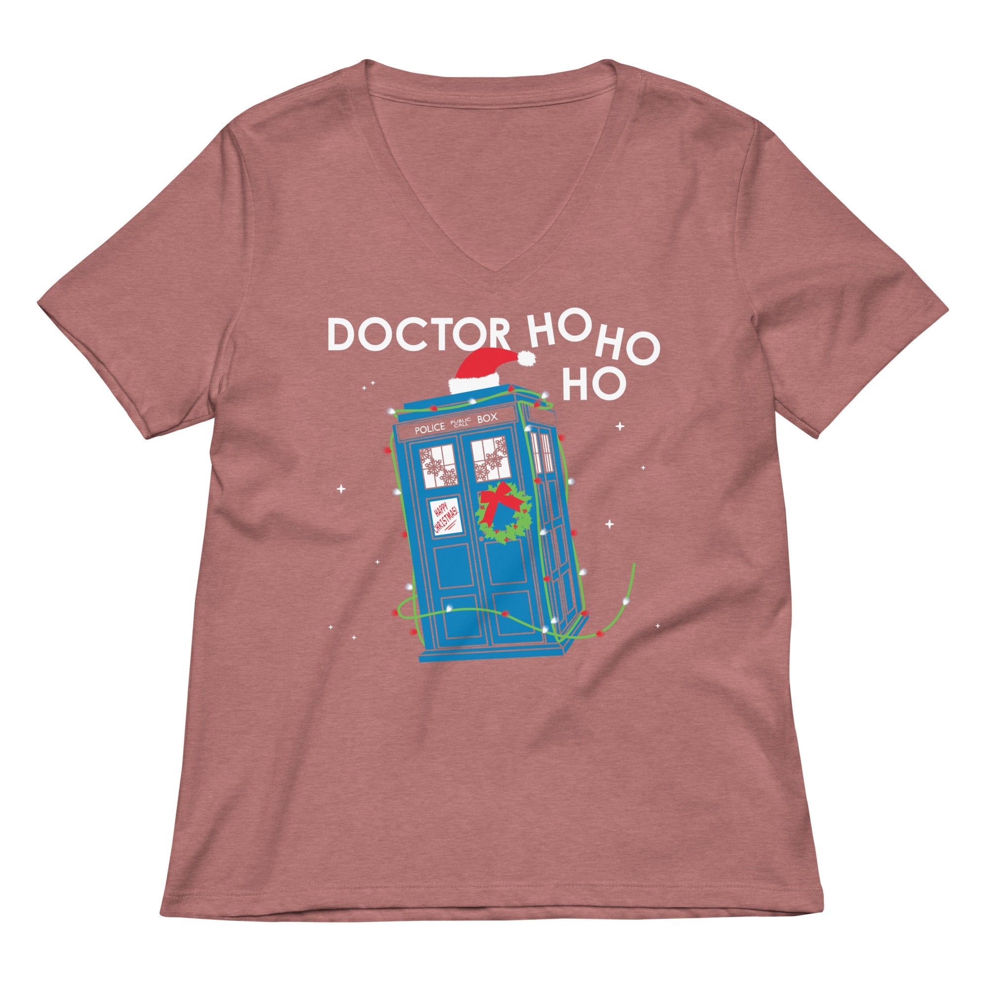 Doctor Ho Ho Ho Women's V-Neck Tee