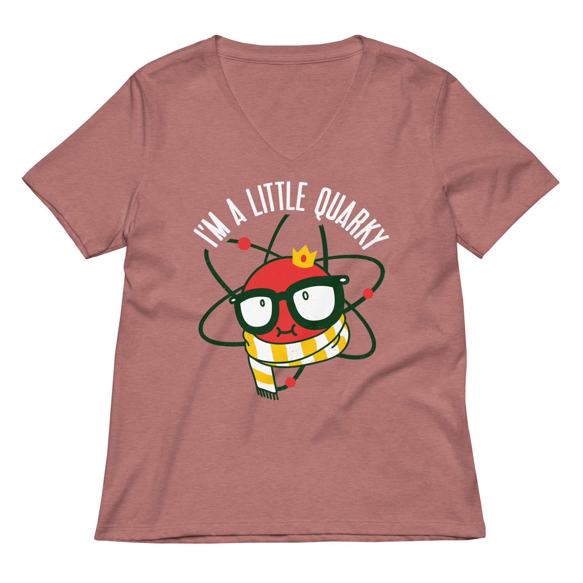 I'm A Little Quarky Women's V-Neck Tee