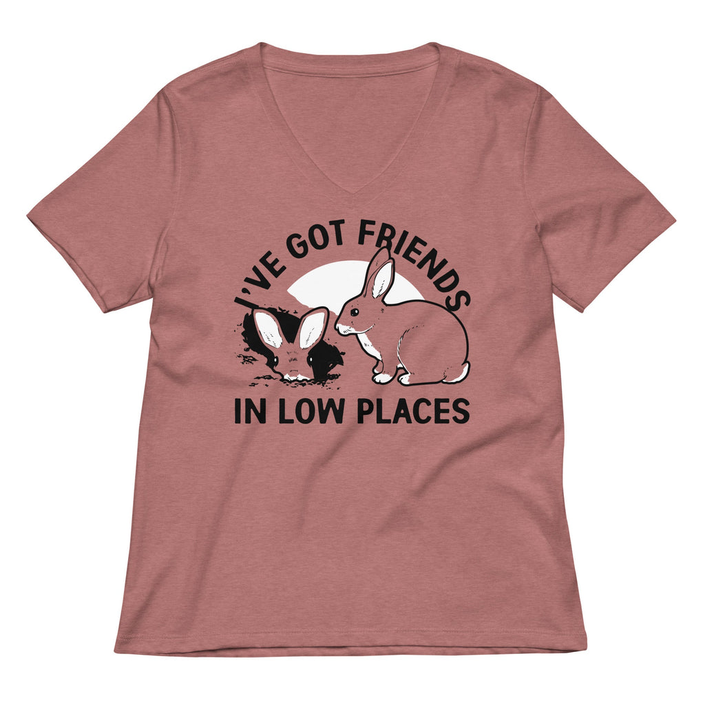 I've Got Friends In Low Places Women's V-Neck Tee