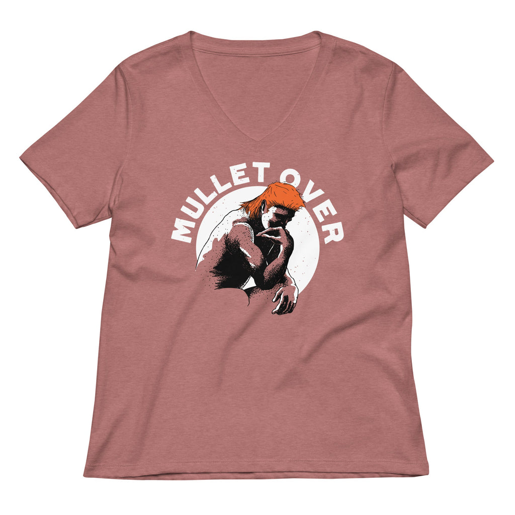 Mullet Over Women's V-Neck Tee