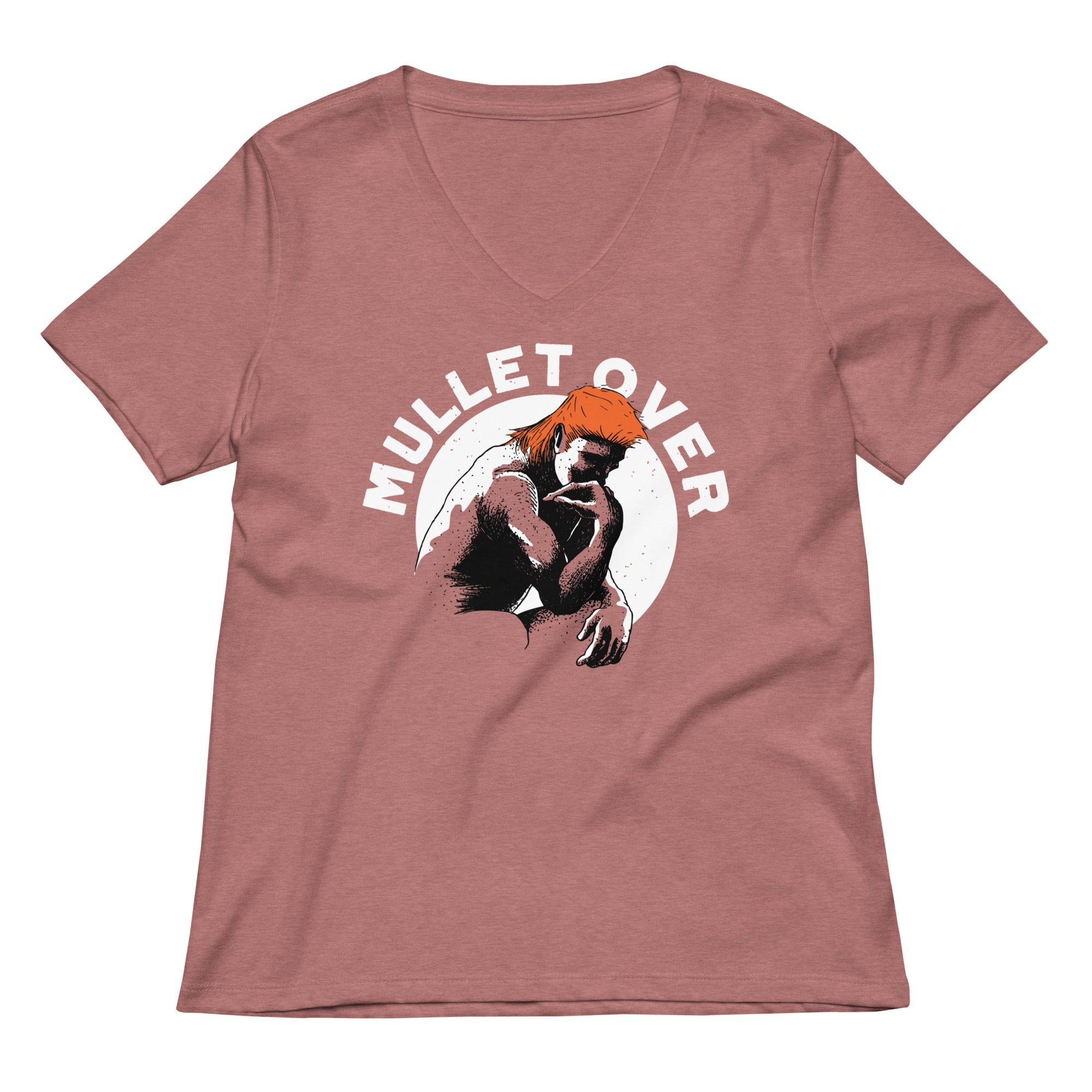 Mullet Over Women's V-Neck Tee