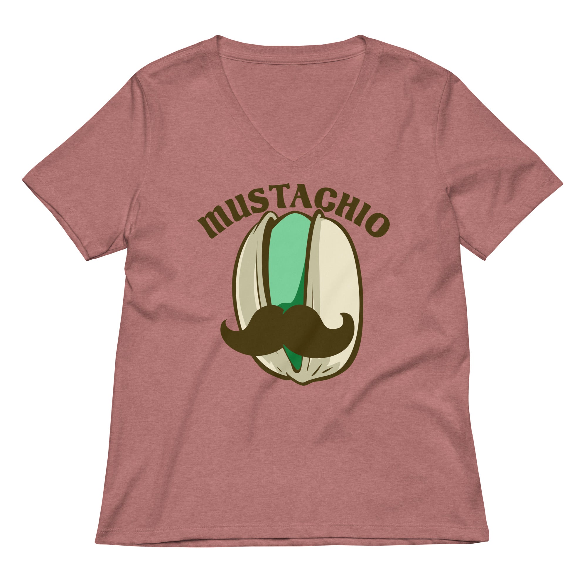 Mustachio Women's V-Neck Tee