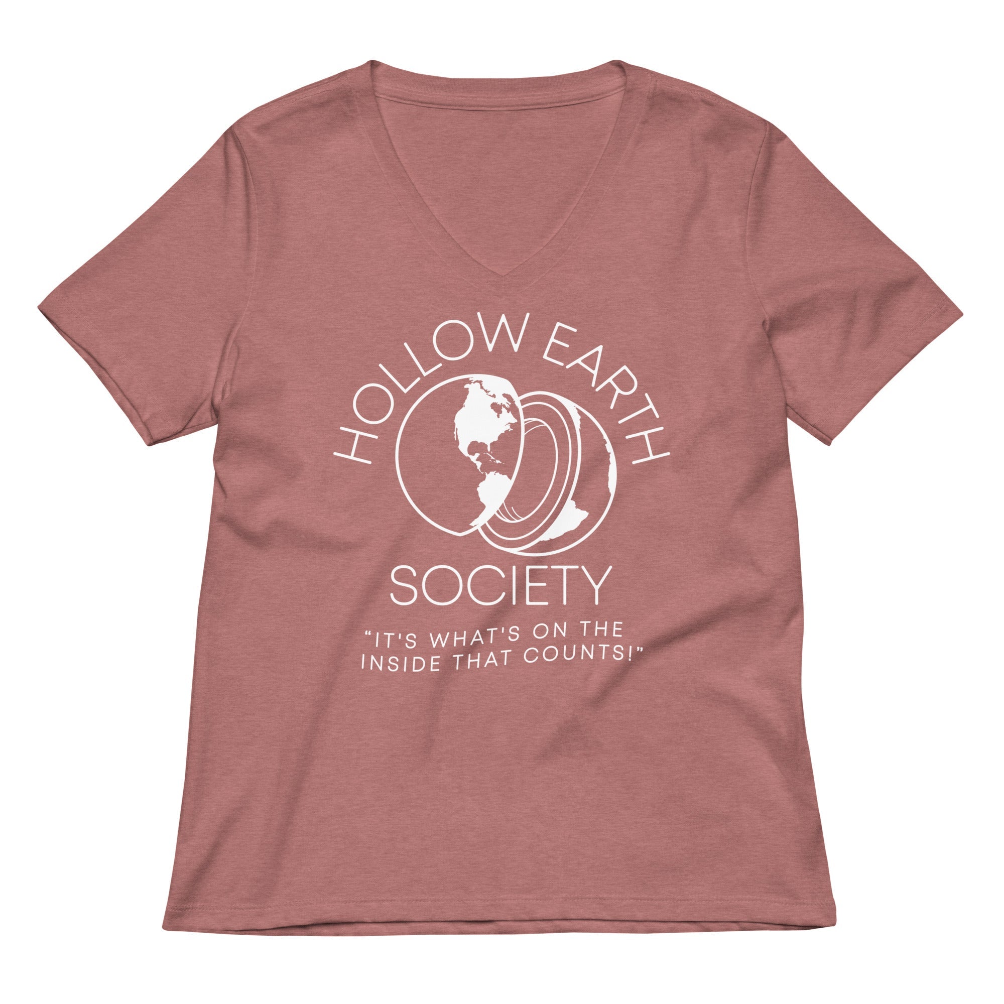 Hollow Earth Society Women's V-Neck Tee