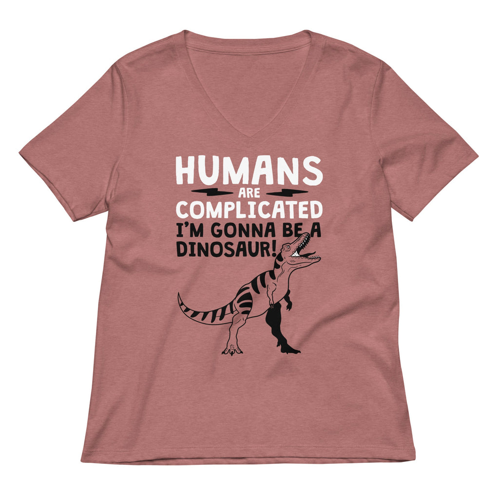 Humans Are Complicated Women's V-Neck Tee