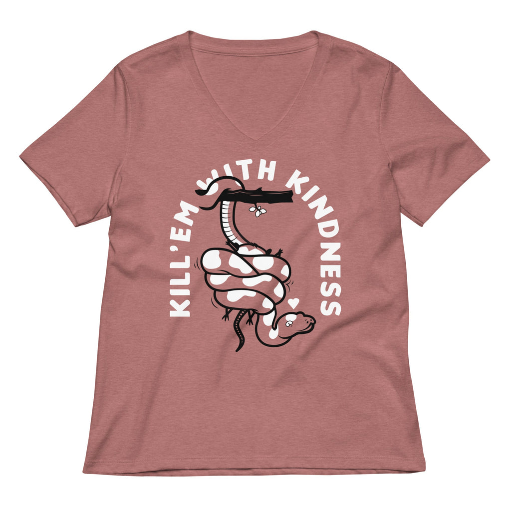 Kill 'em With Kindness Women's V-Neck Tee