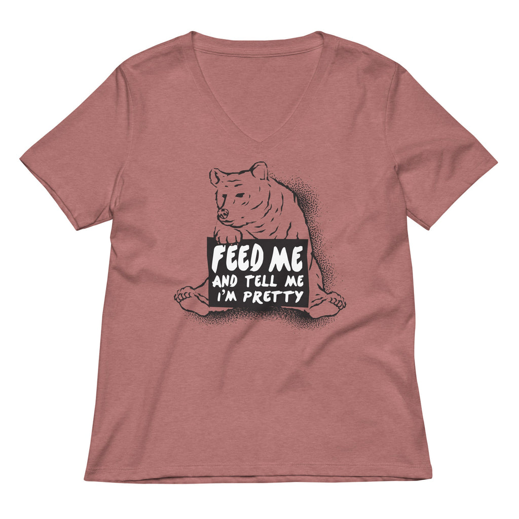 Feed Me Women's V-Neck Tee