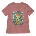 Welcome To The Jungle Women's V-Neck Tee