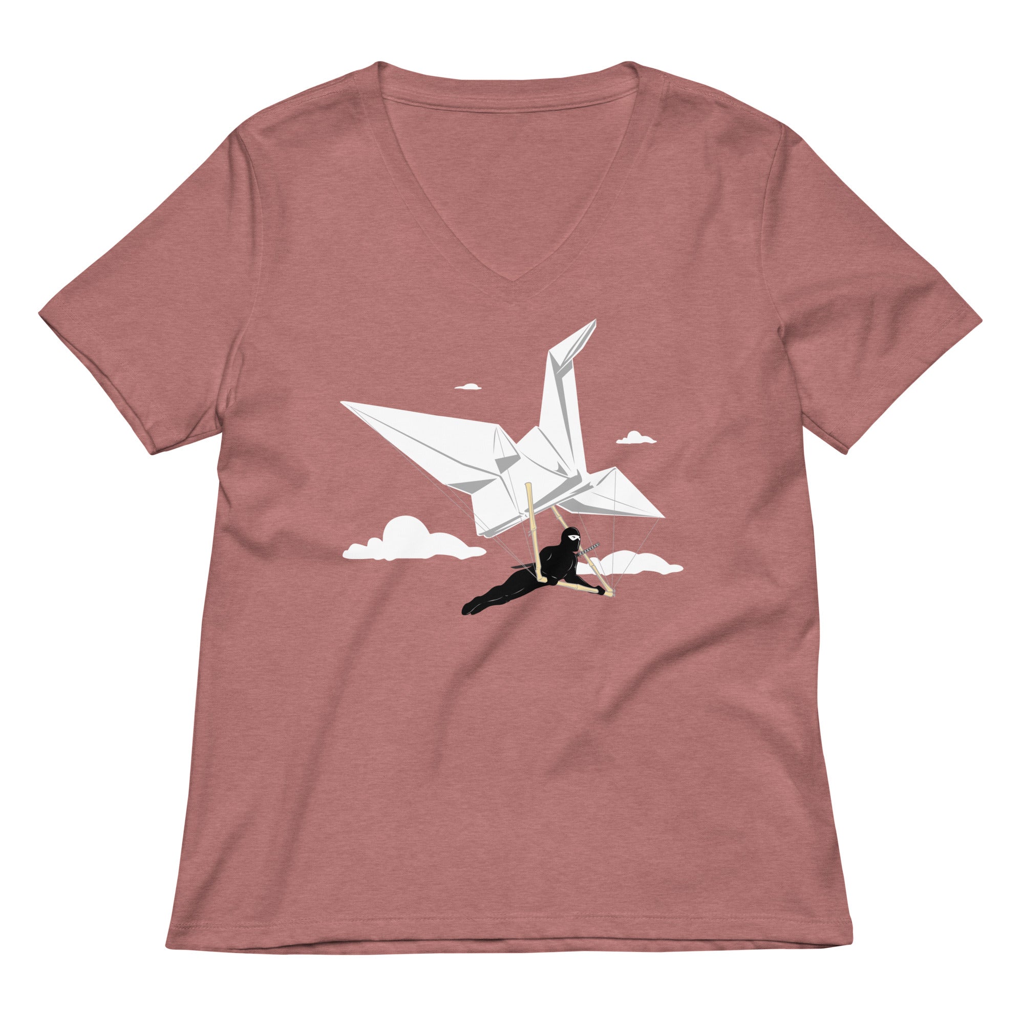 Ninja Glider Women's V-Neck Tee