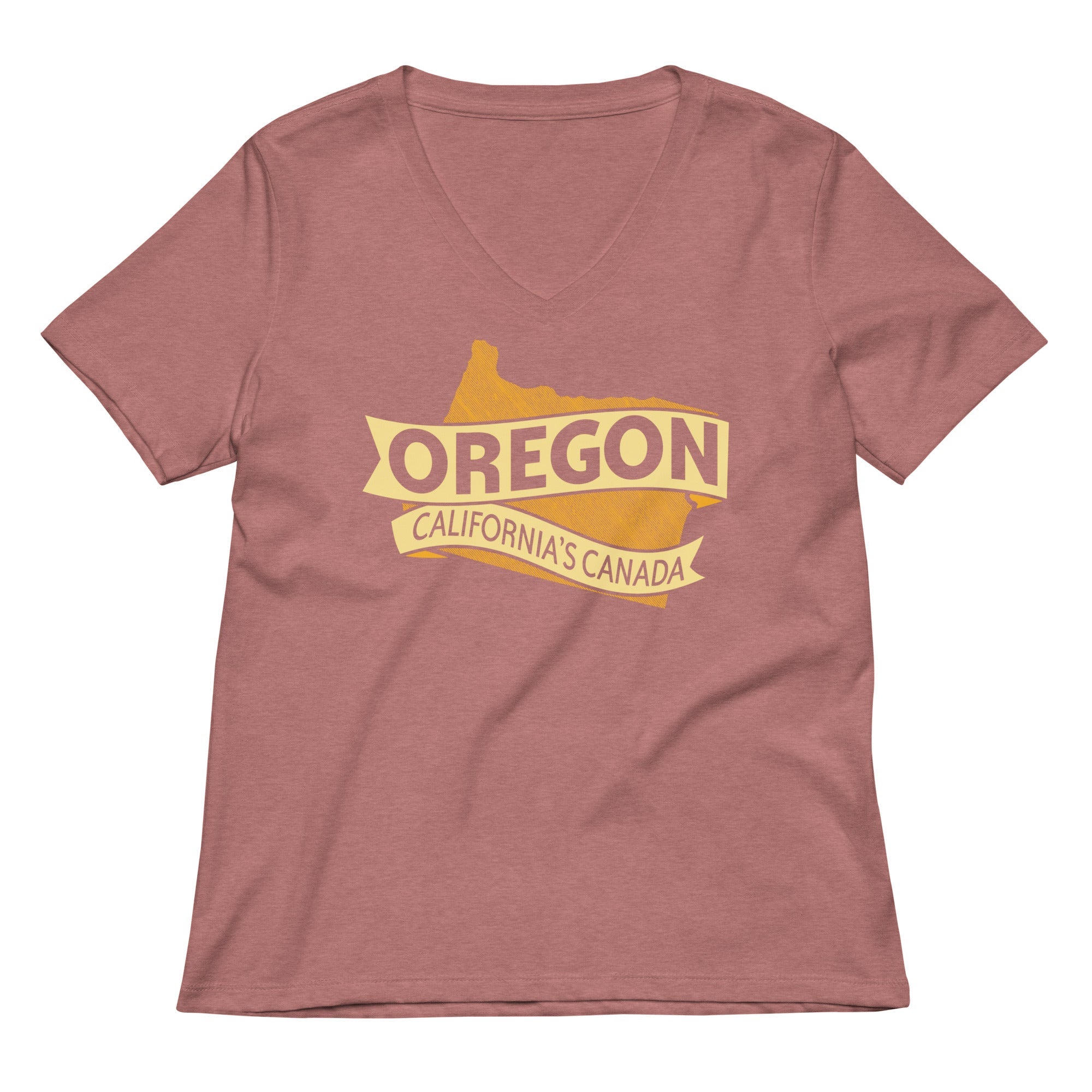 Oregon California's Canada Women's V-Neck Tee