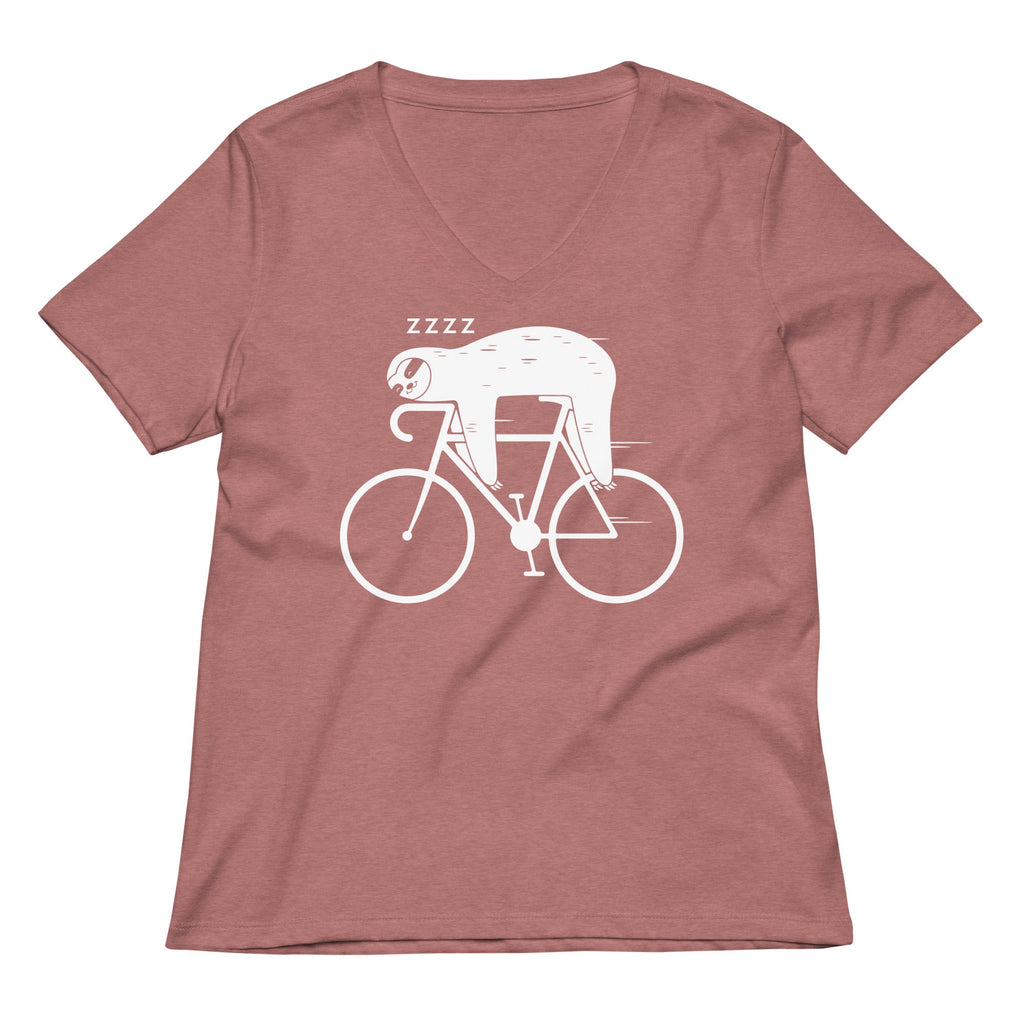 Slow Rider Women's V-Neck Tee