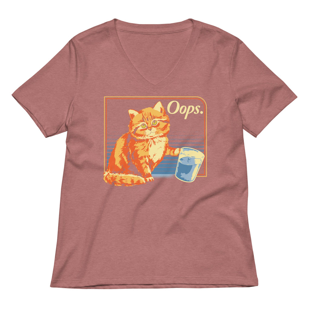 Oops Women's V-Neck Tee