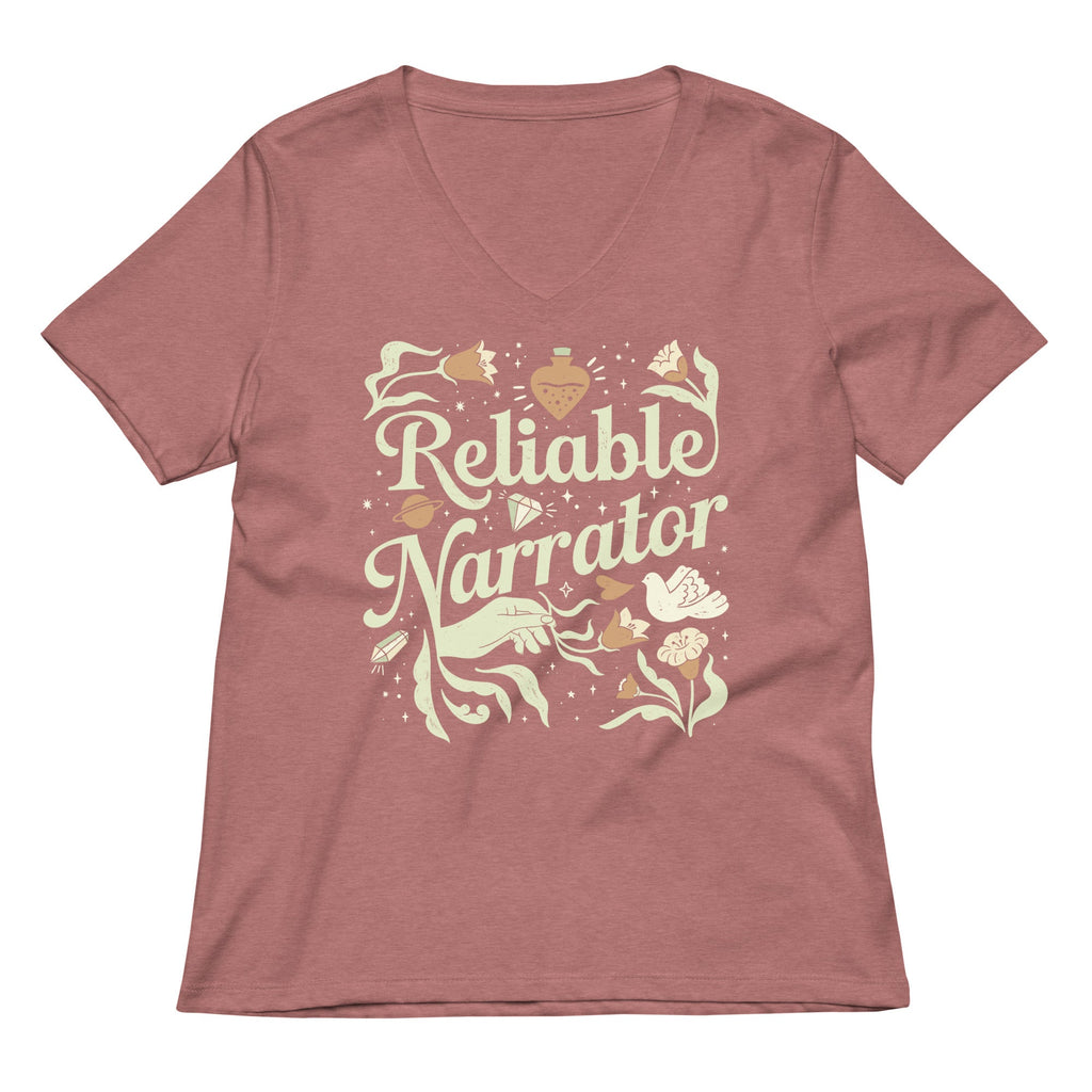 Reliable Narrator Women's V-Neck Tee