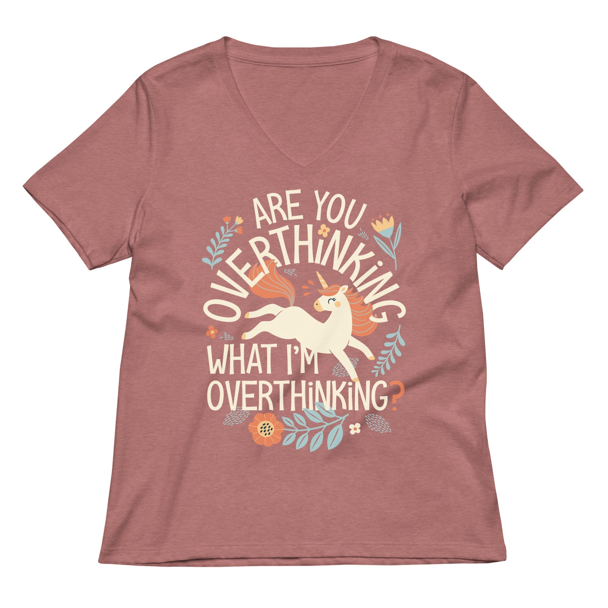 Are You Overthinking What I'm Overthinking? Women's V-Neck Tee