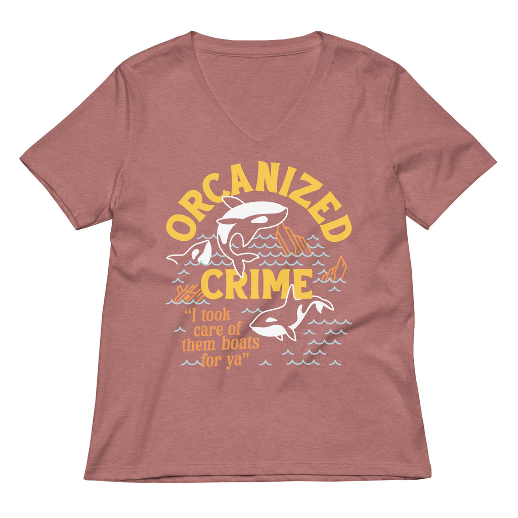 Orcanized Crime Women's V-Neck Tee