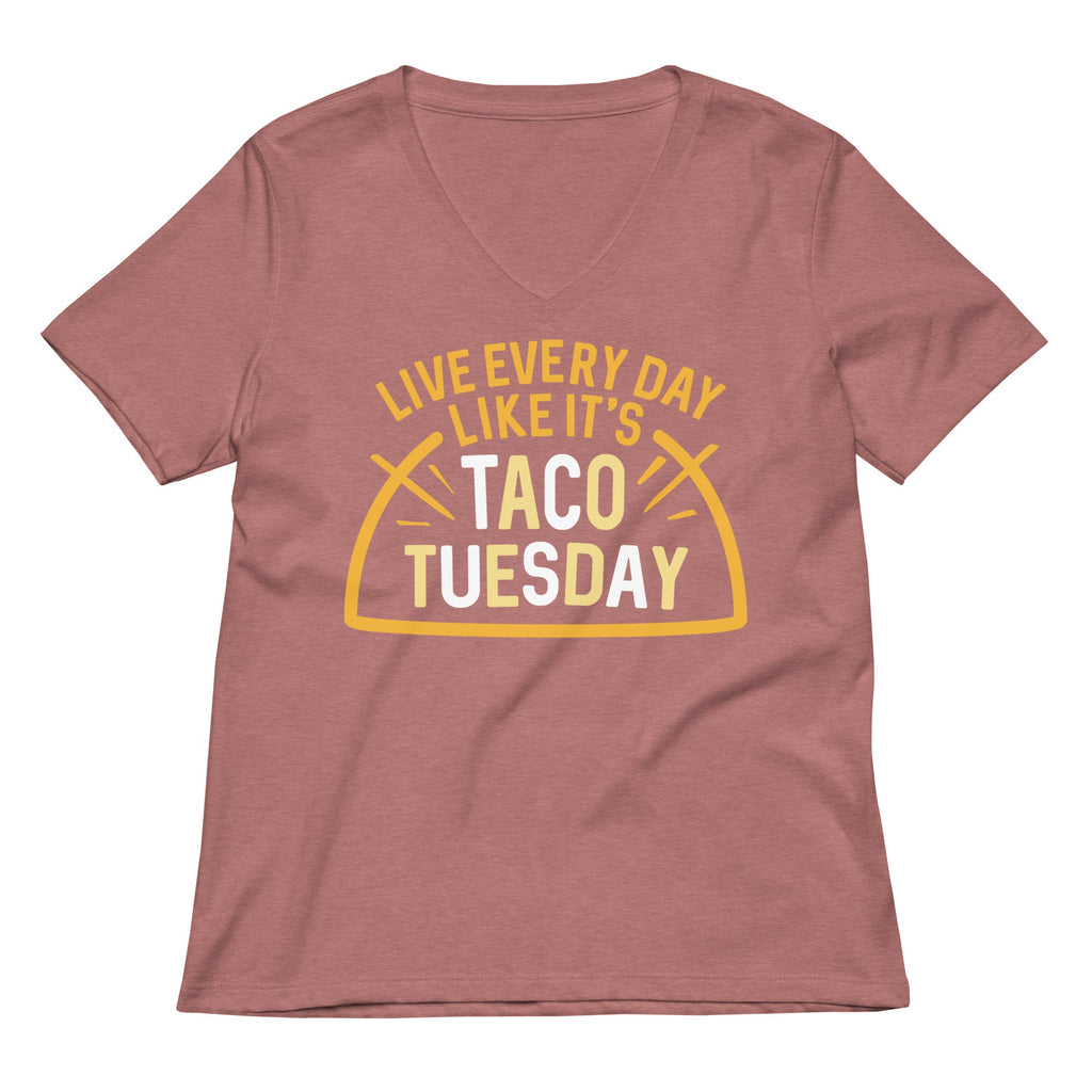 Taco Tuesday Women's V-Neck Tee