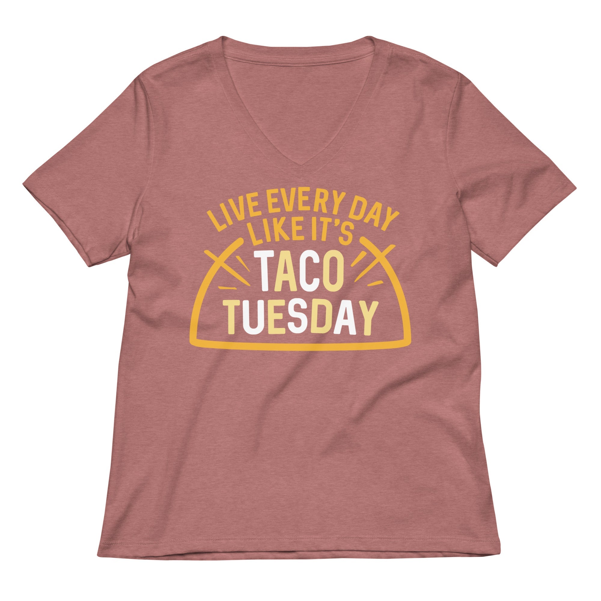 Taco Tuesday Women's V-Neck Tee