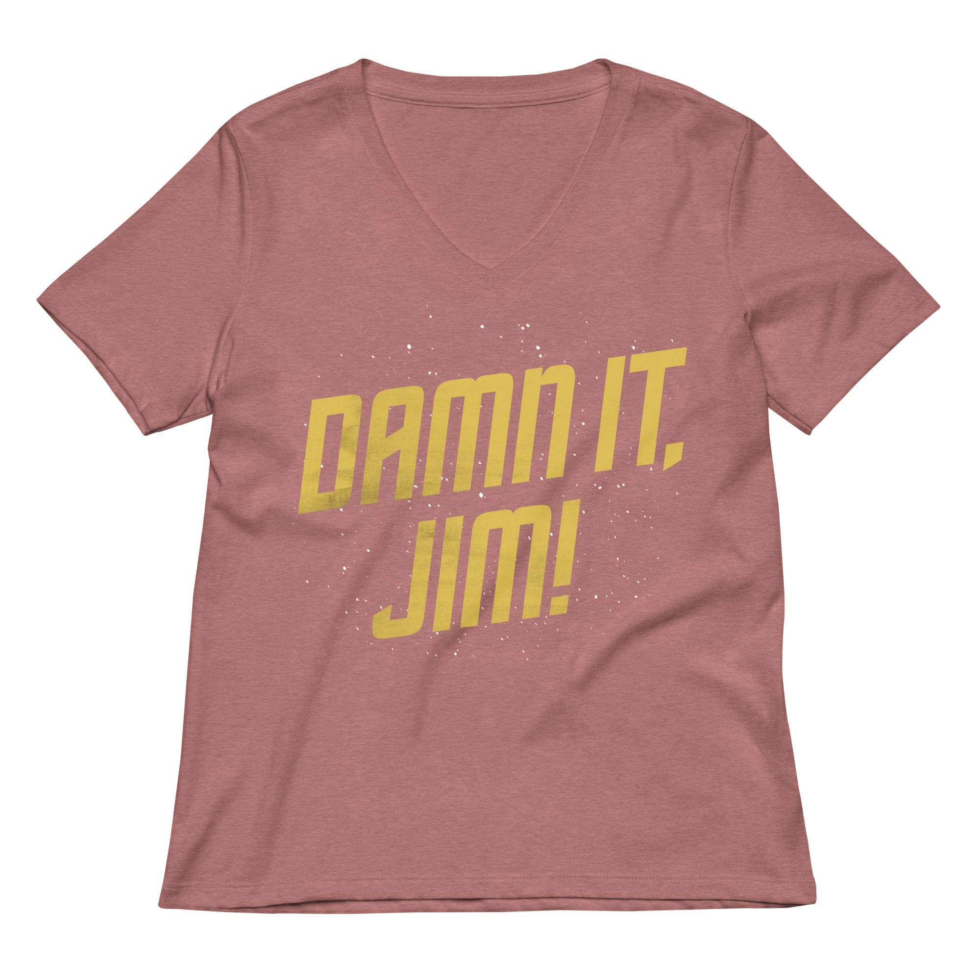 Damn It, Jim! Women's V-Neck Tee