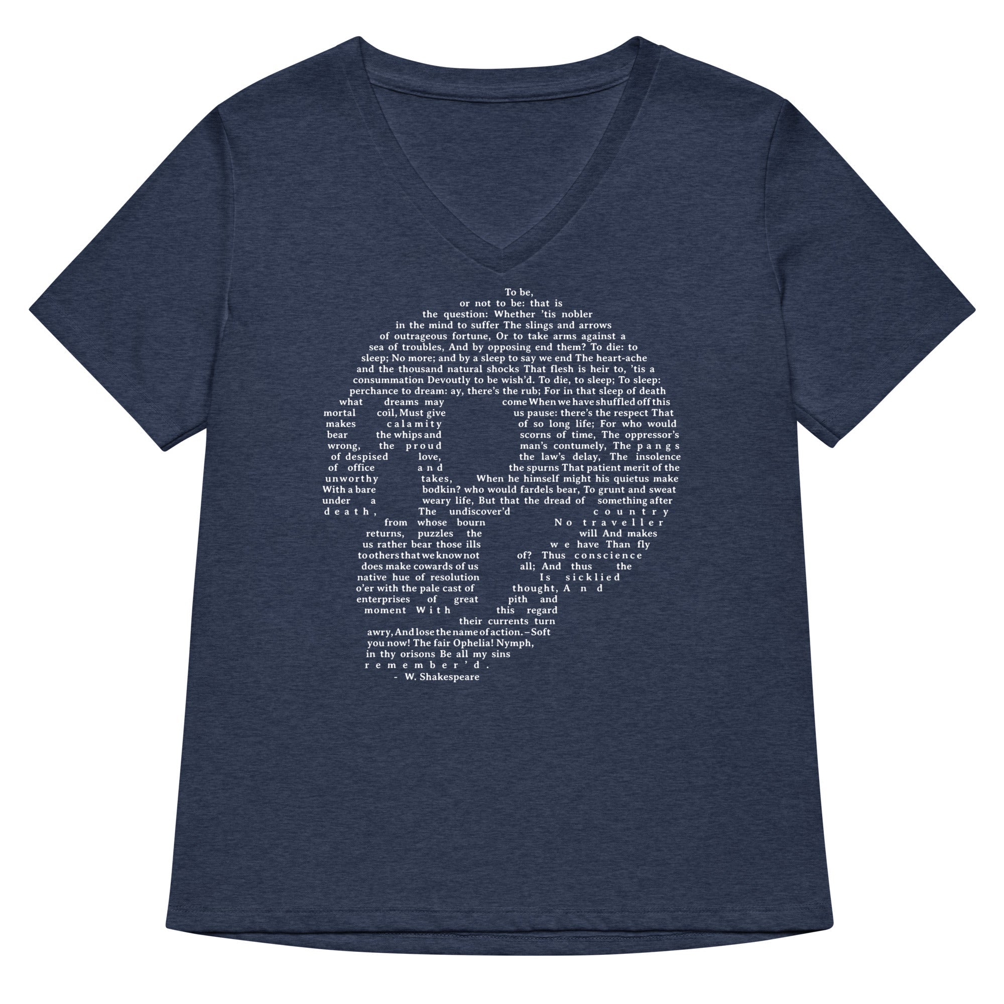 Hamlet Soliloquy Women's V-Neck Tee