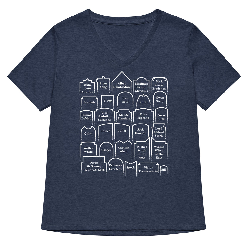 Spoiler Alert Women's V-Neck Tee