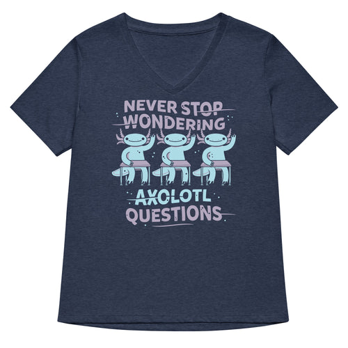 Axolotl Questions Women's V-Neck Tee
