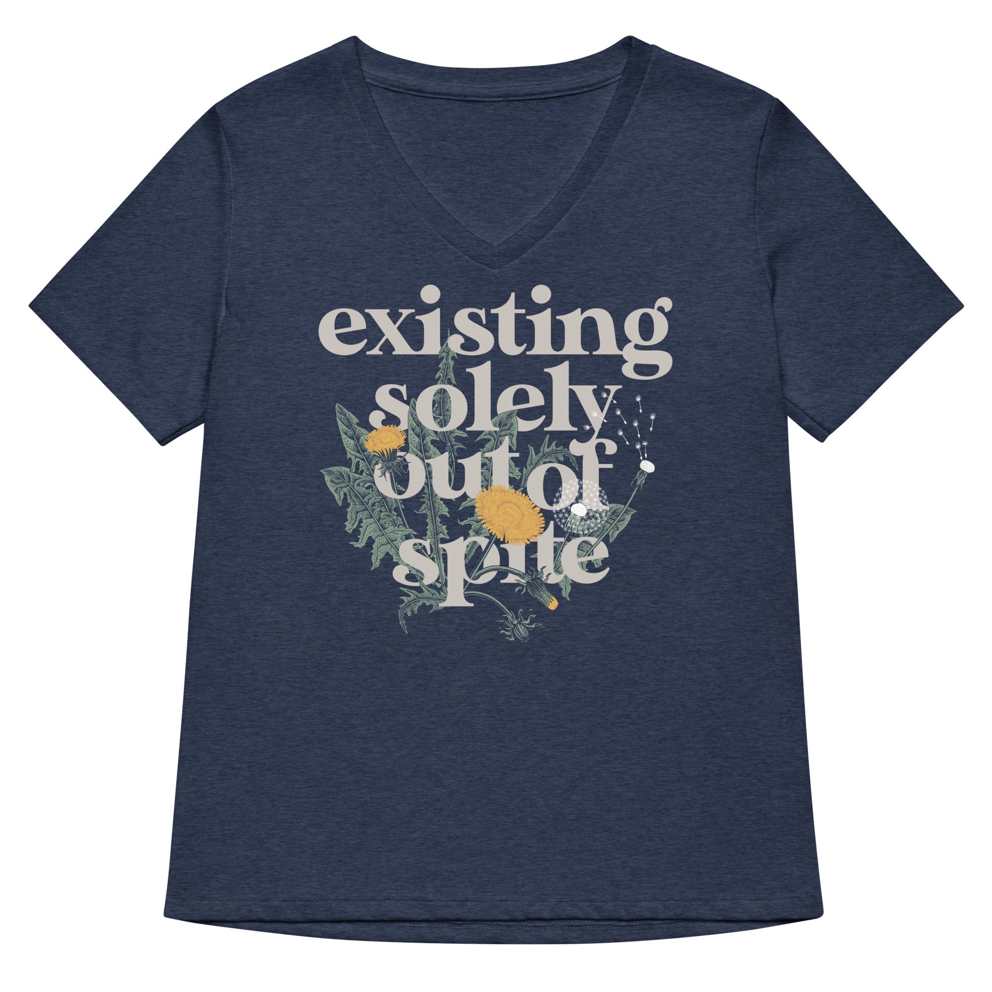 Existing Solely Out Of Spite Women's V-Neck Tee