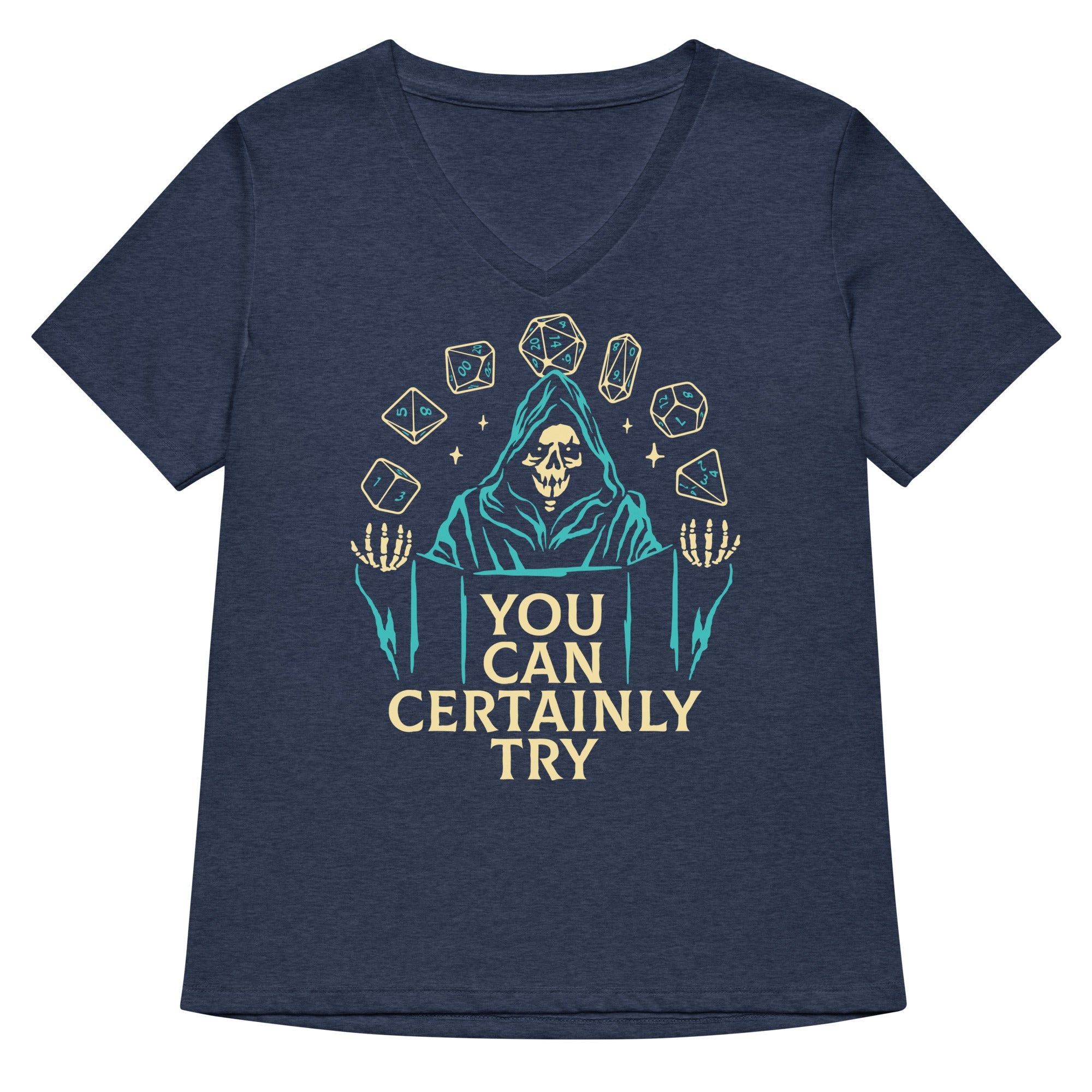 You Can Certainly Try Women's V-Neck Tee