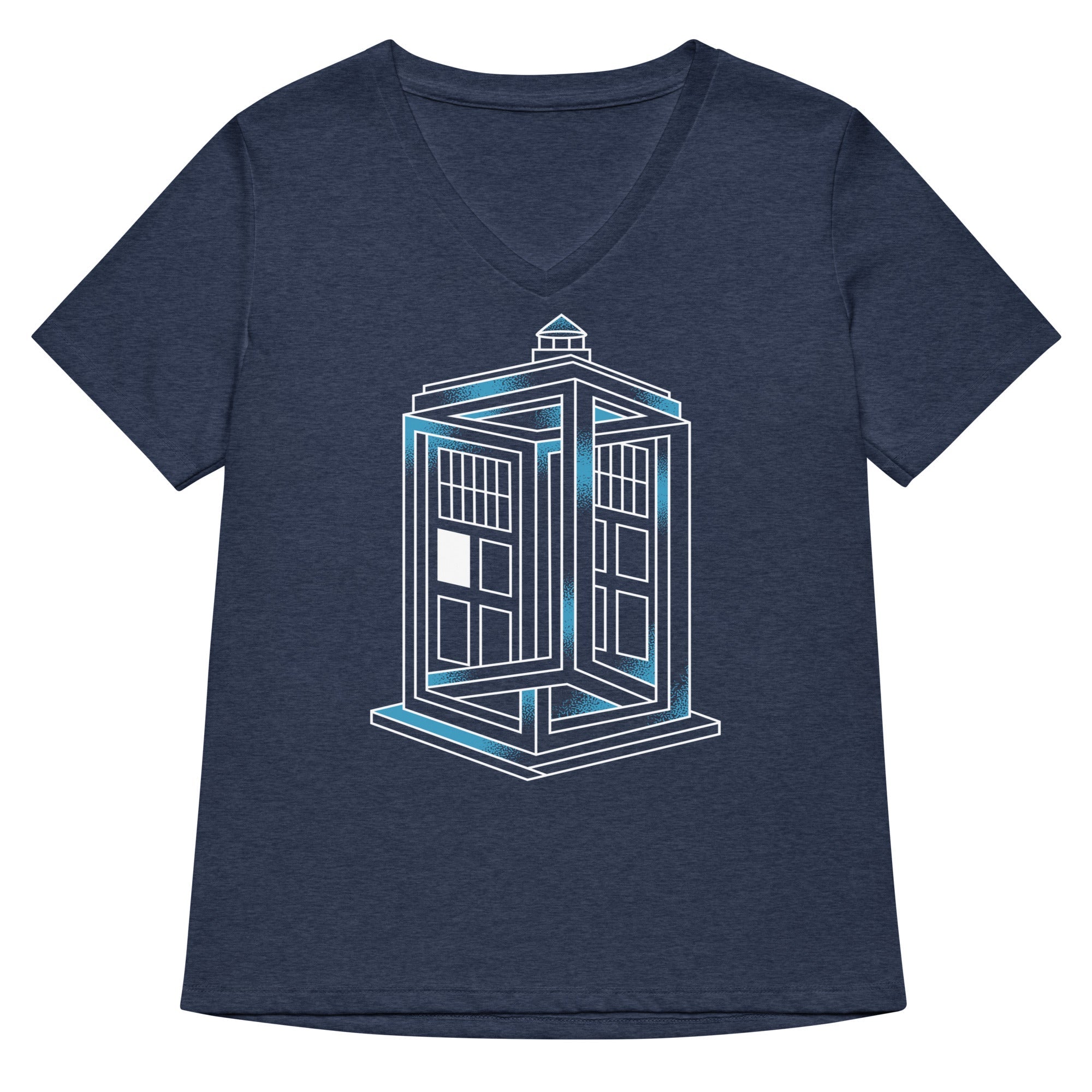 Optical Timey Wimey Women's V-Neck Tee