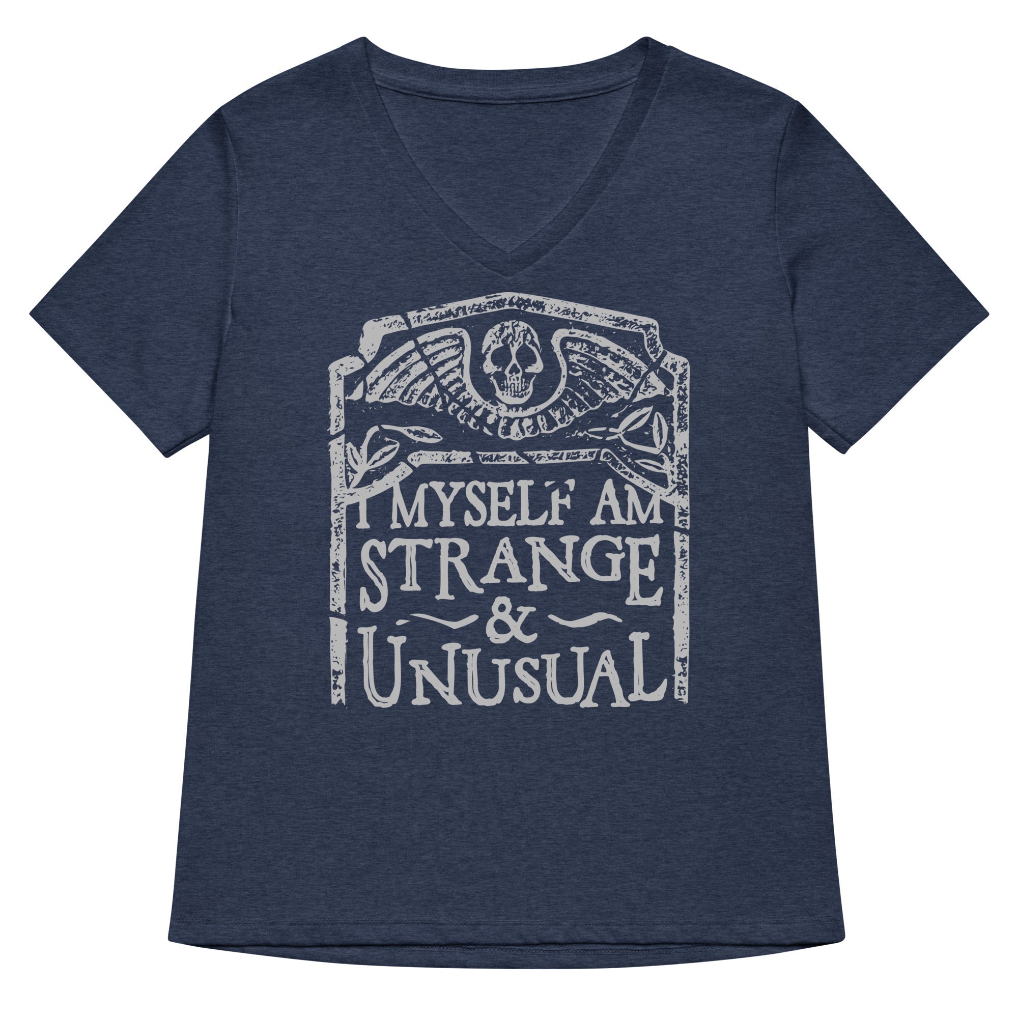 I Myself Am Strange And Unusual Women's V-Neck Tee