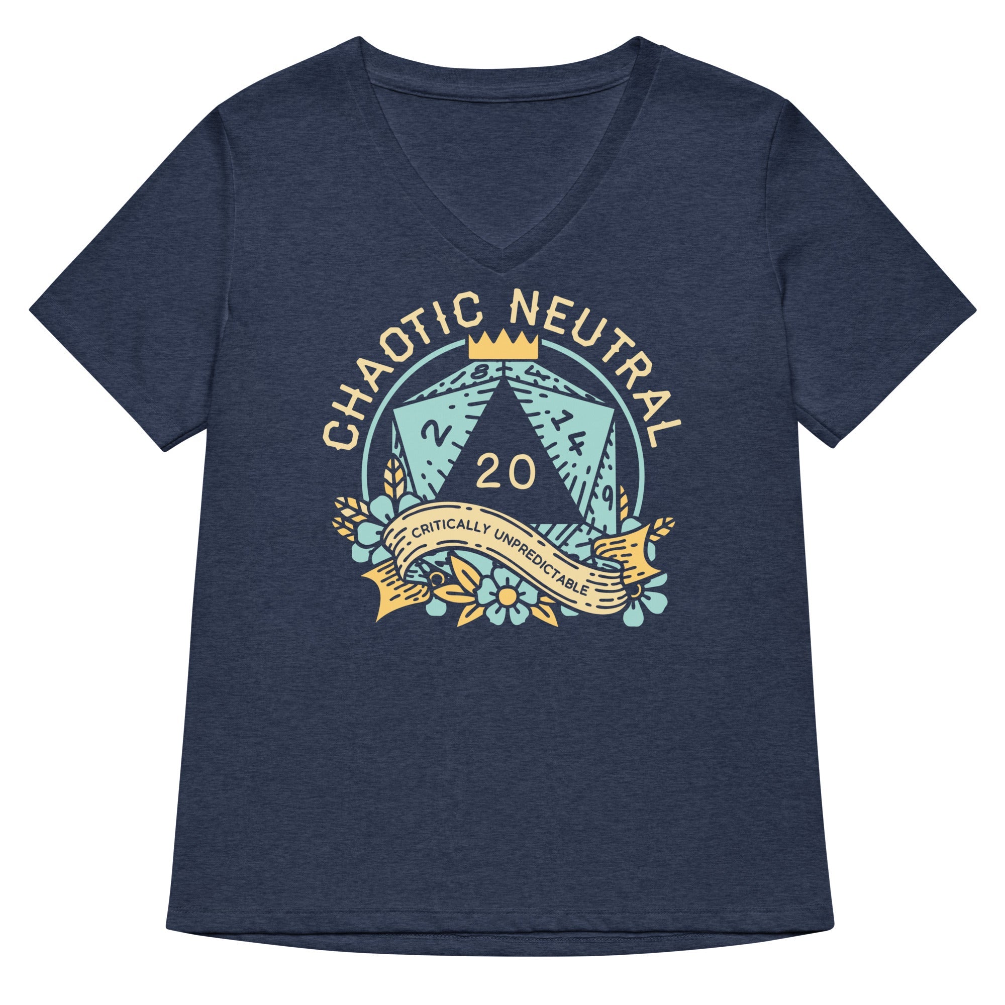 Chaotic Neutral Women's V-Neck Tee