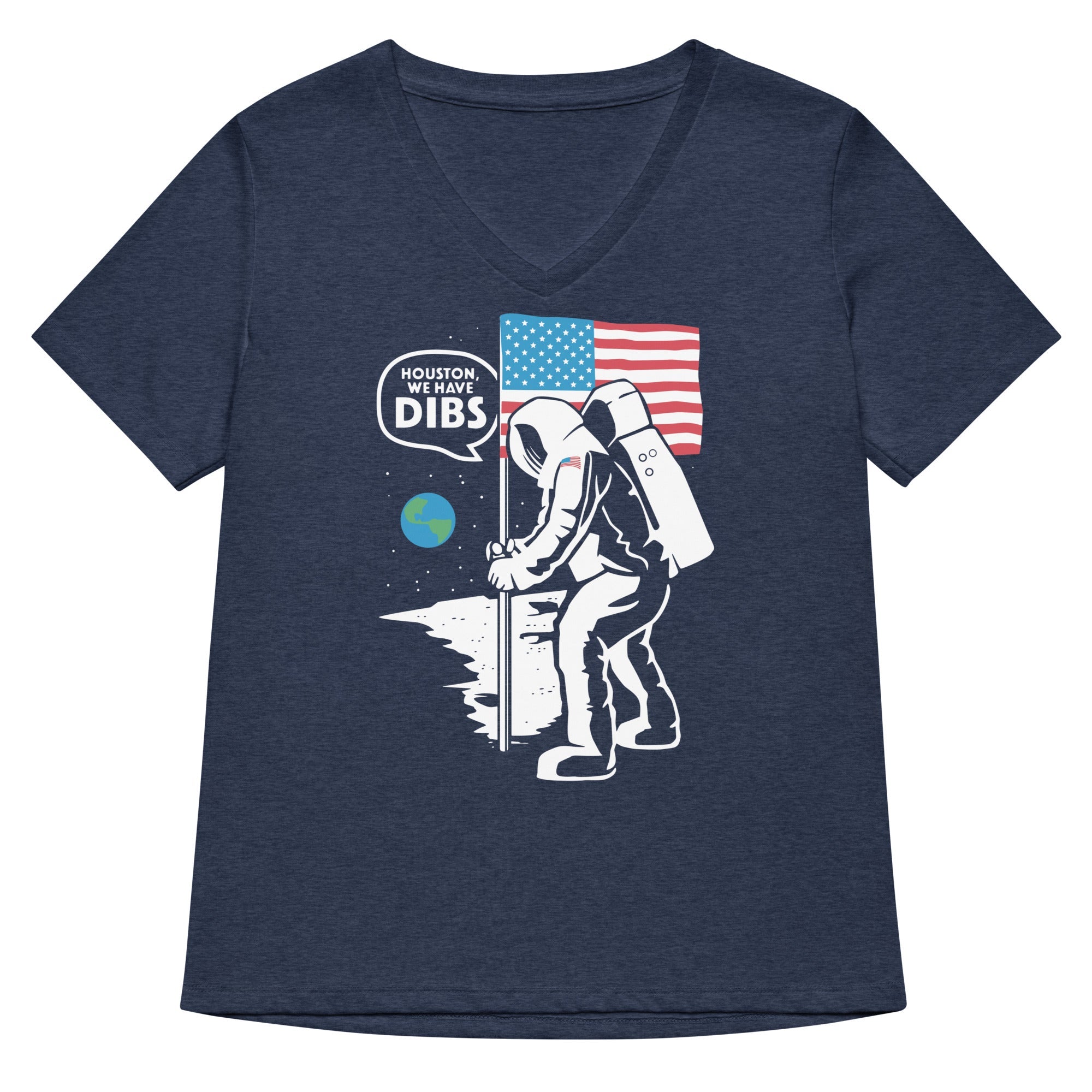 We Have Dibs Women's V-Neck Tee