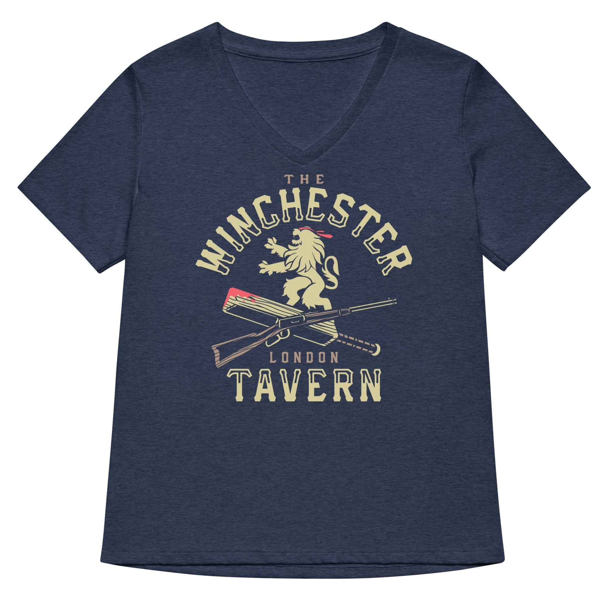 The Winchester Tavern Women's V-Neck Tee
