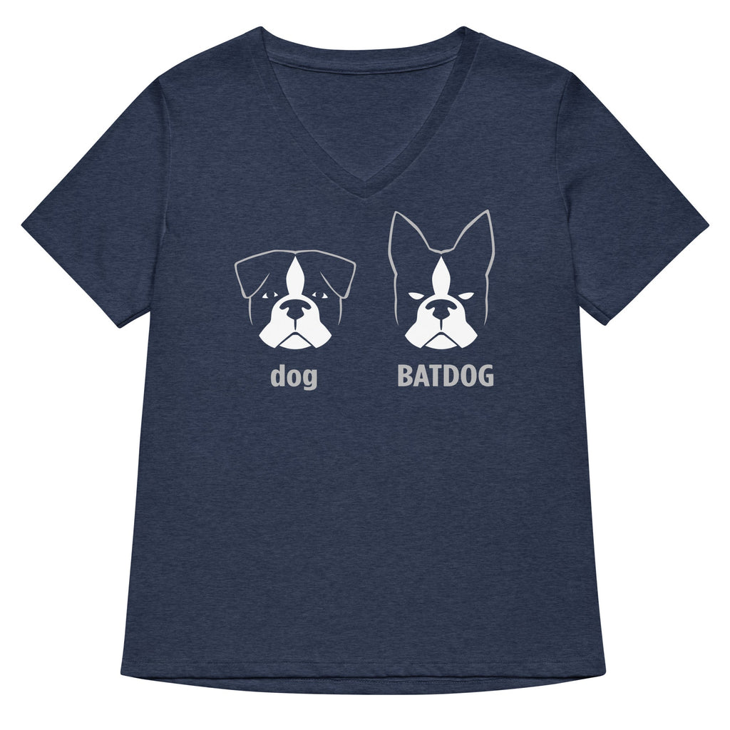 Batdog Women's V-Neck Tee
