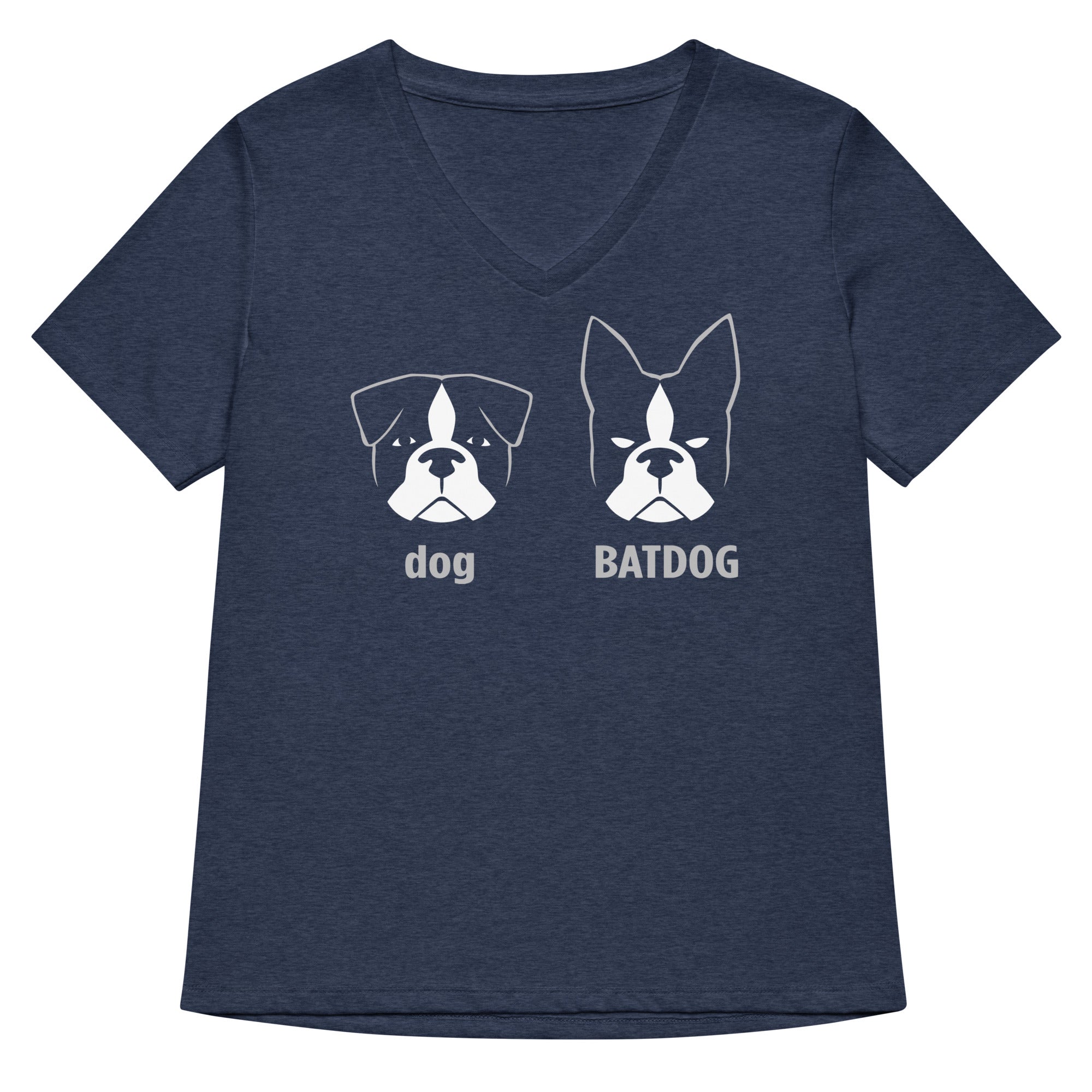 Batdog Women's V-Neck Tee