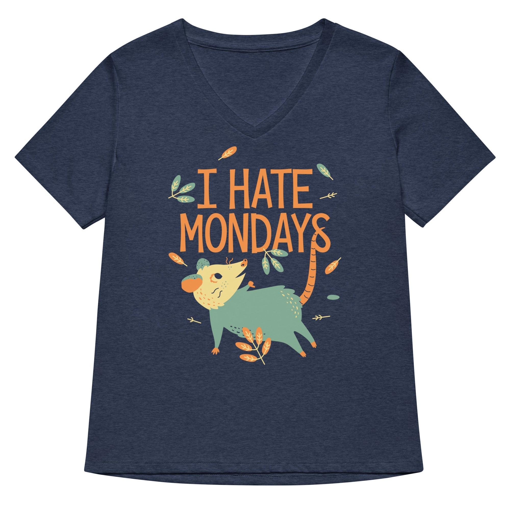 I Hate Mondays Women's V-Neck Tee