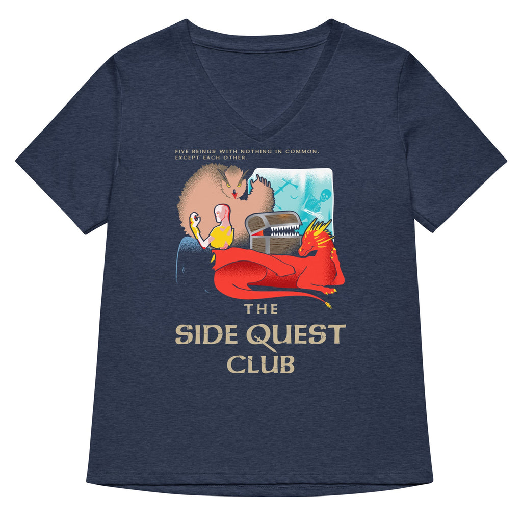 The Side Quest Club Women's V-Neck Tee