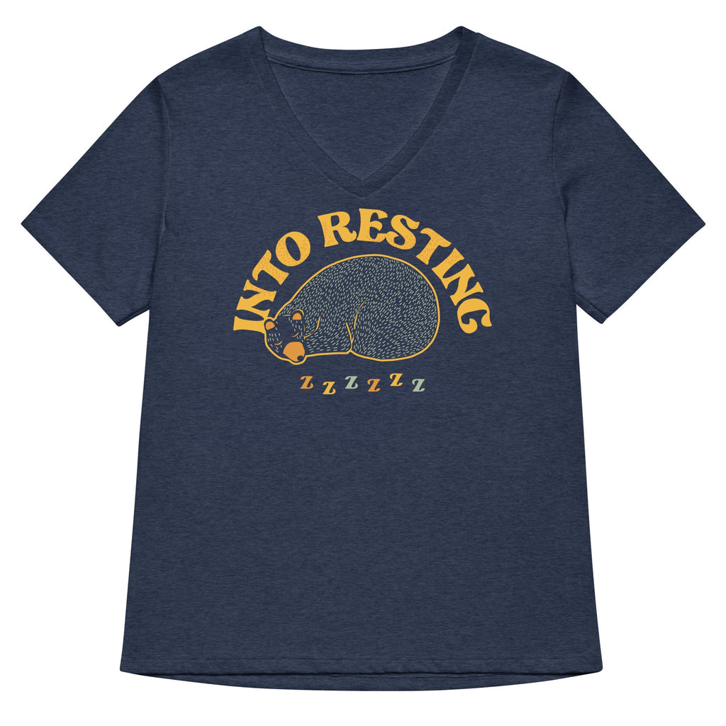 Into Resting Women's V-Neck Tee