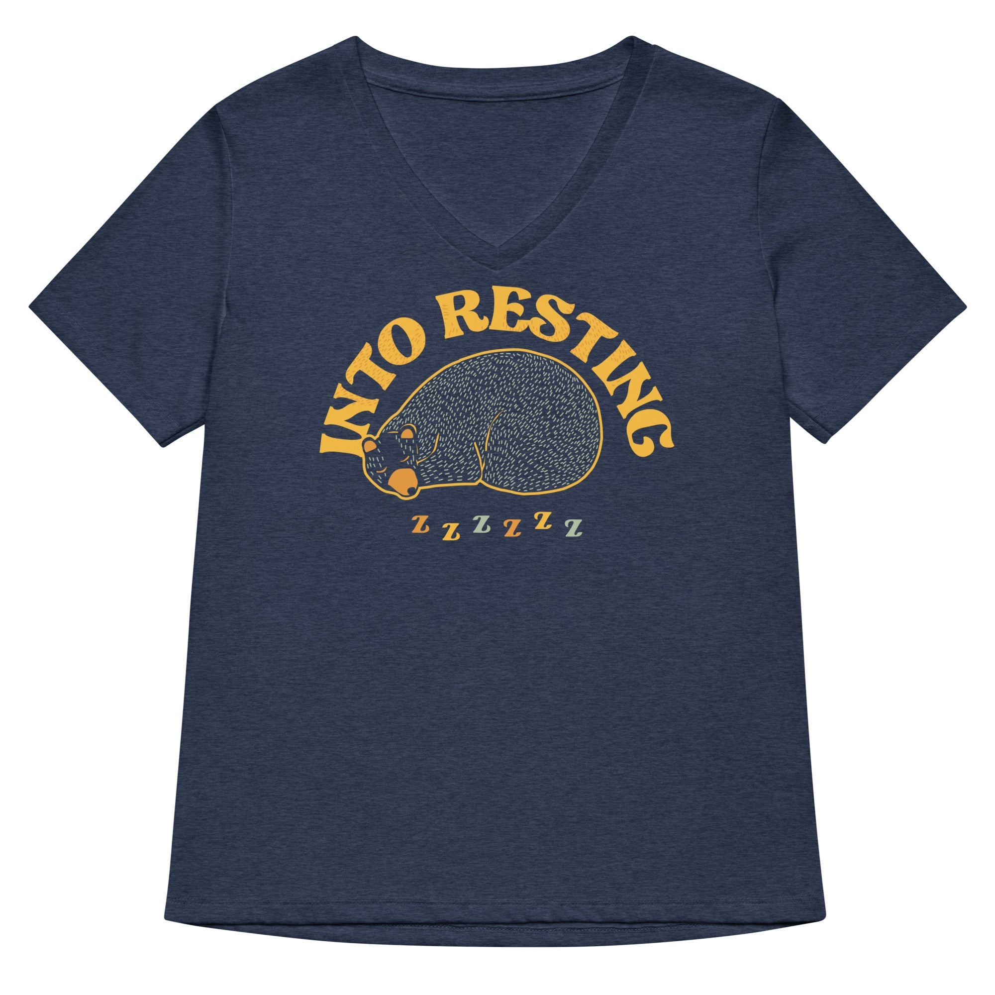 Into Resting Women's V-Neck Tee