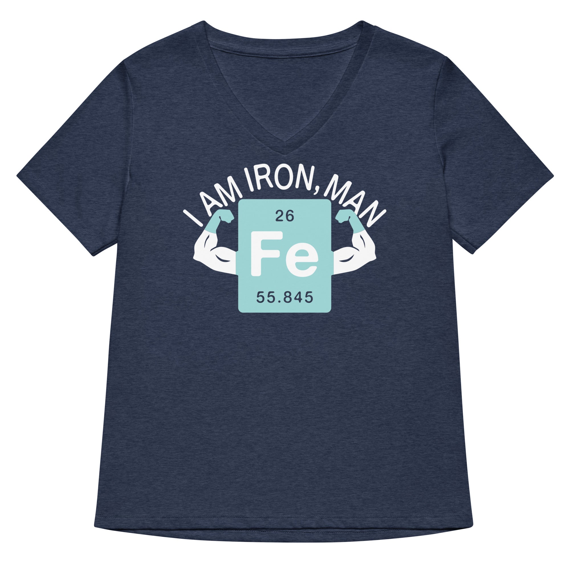 I Am Iron, Man Women's V-Neck Tee