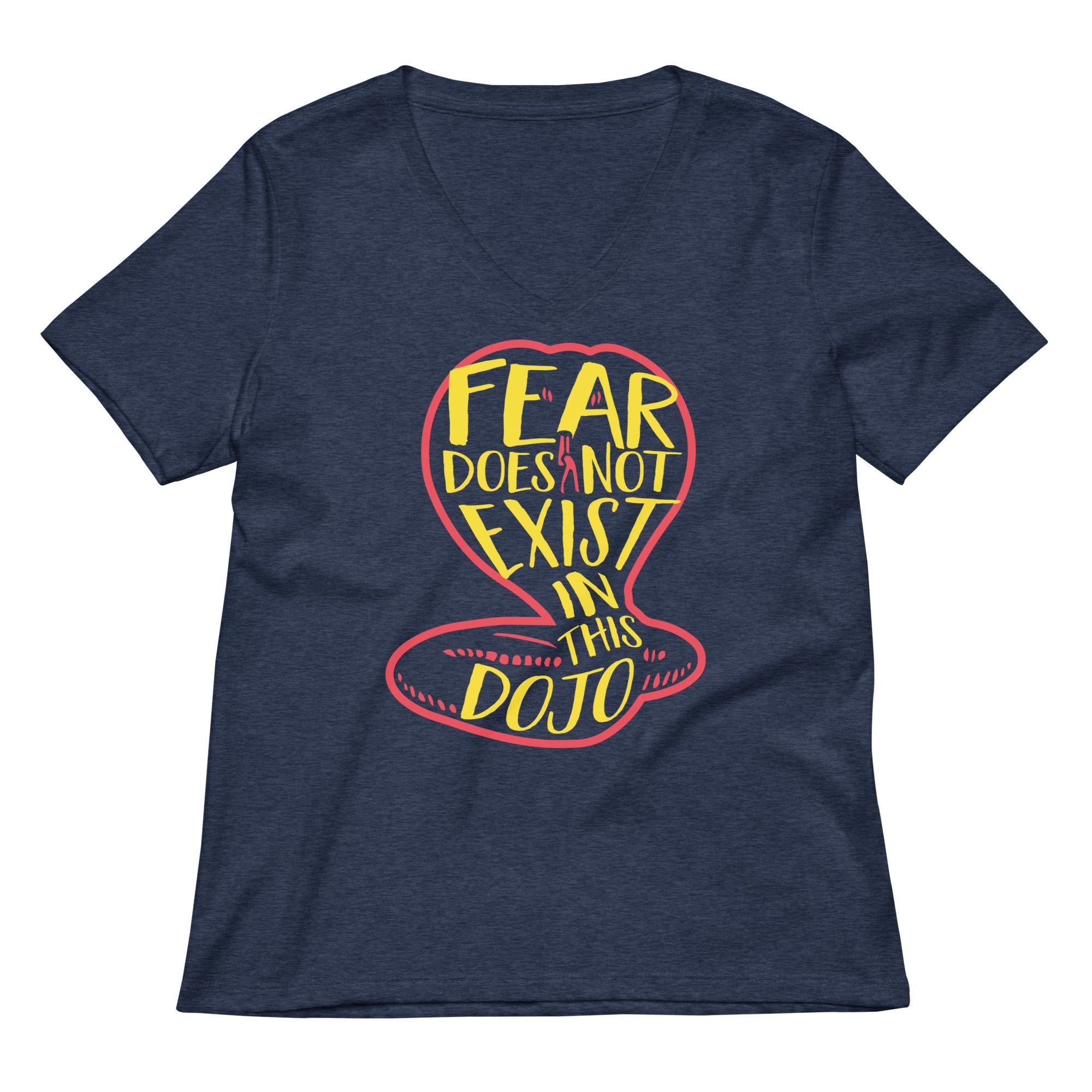 Fear Does Not Exist In This Dojo Women's V-Neck Tee