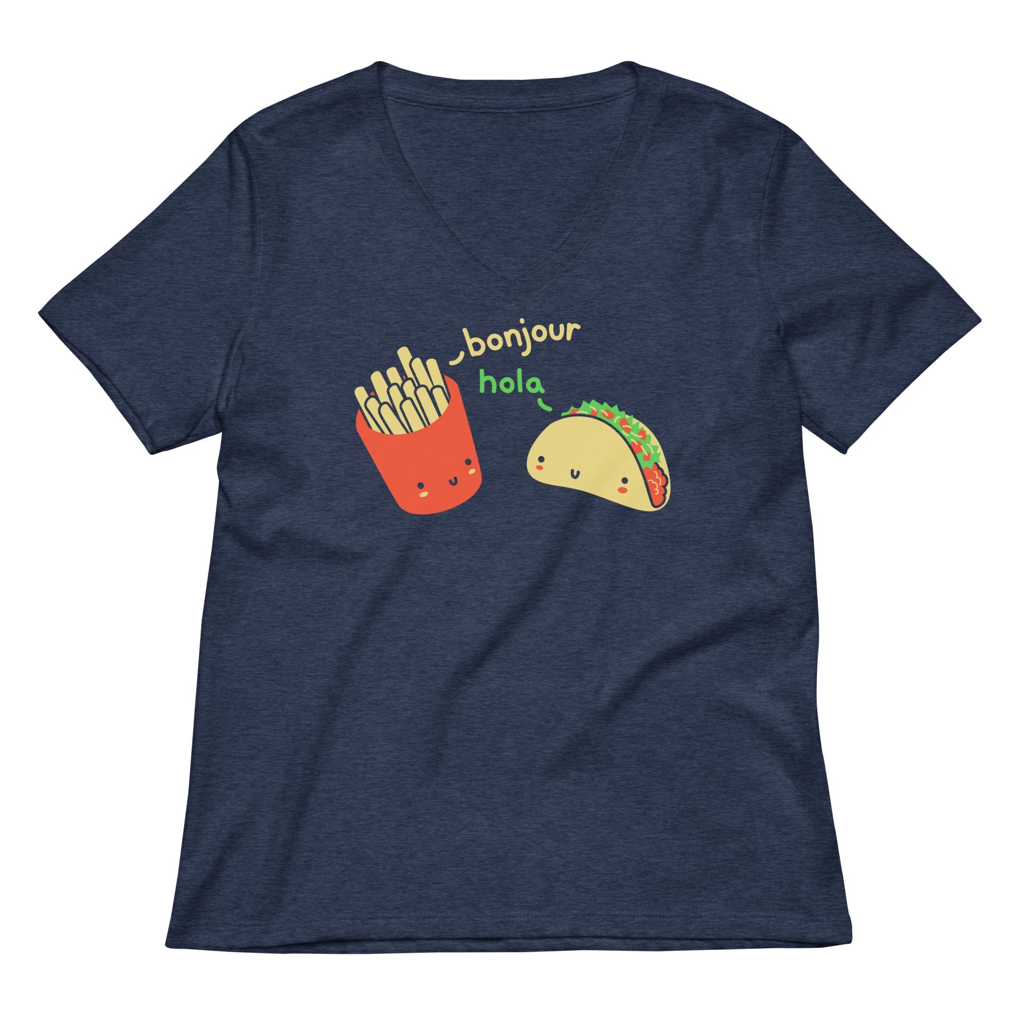 Hola Taco Women's V-Neck Tee