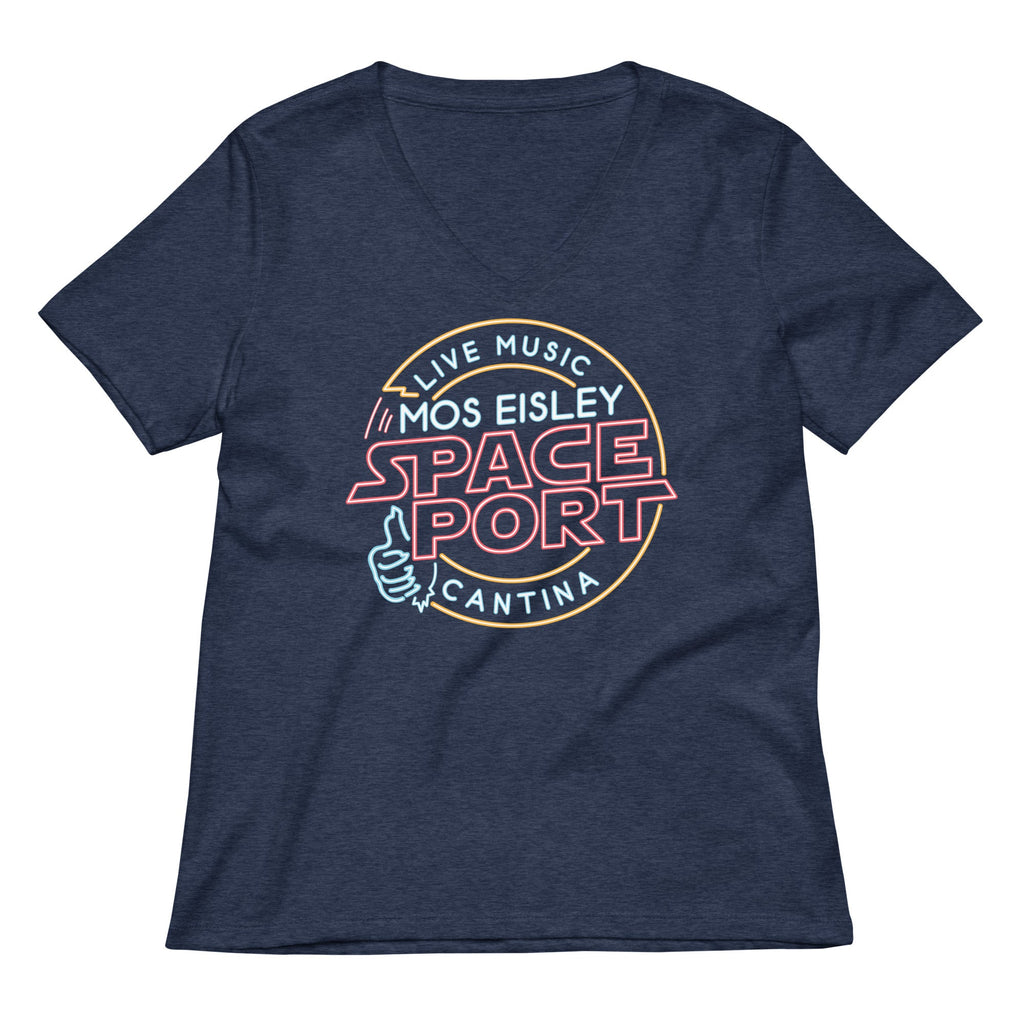 Mos Eisley Space Port Women's V-Neck Tee