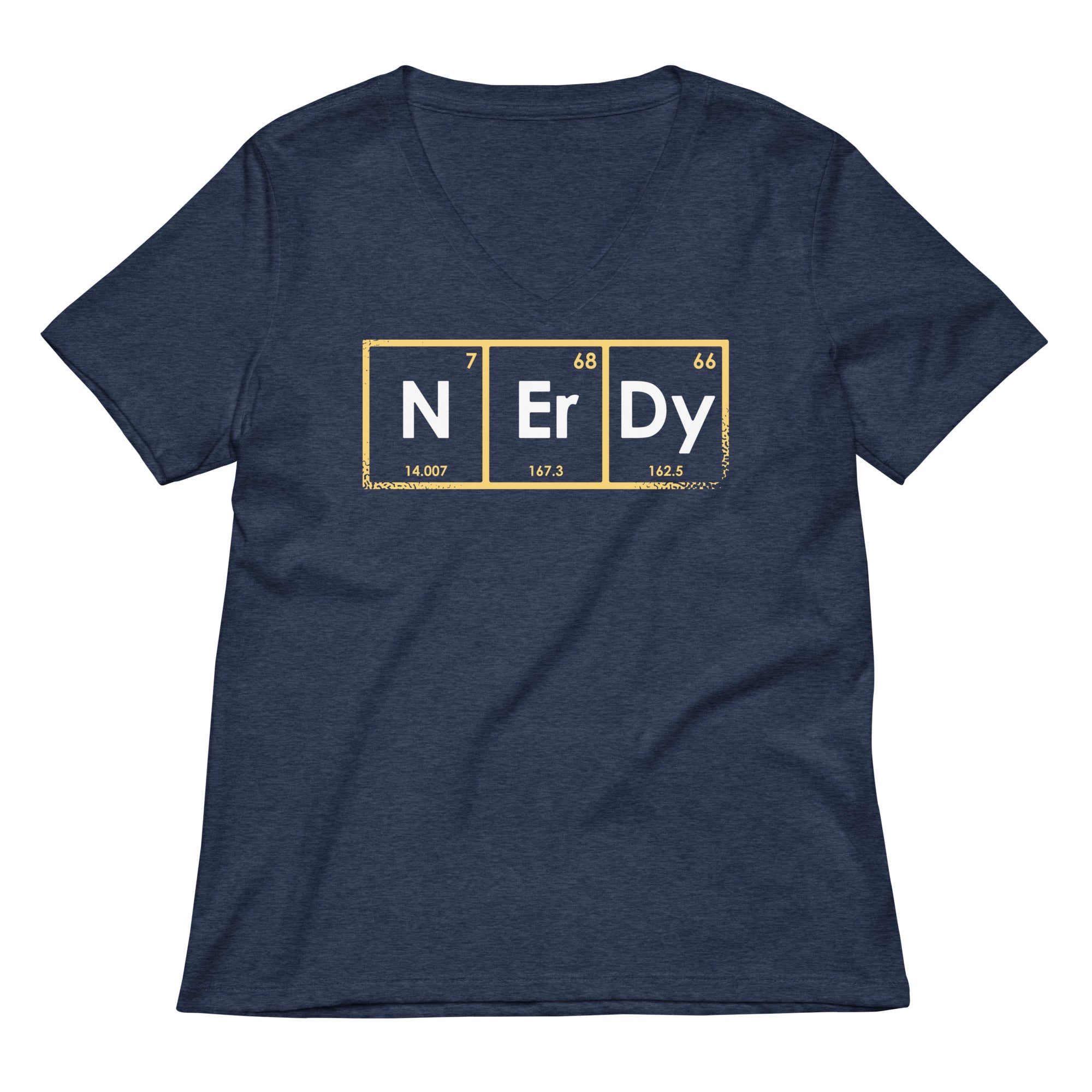 NErDy Elements Women's V-Neck Tee