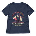 Regular Human Bartending School Women's V-Neck Tee