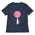 Bubble Moon Women's V-Neck Tee