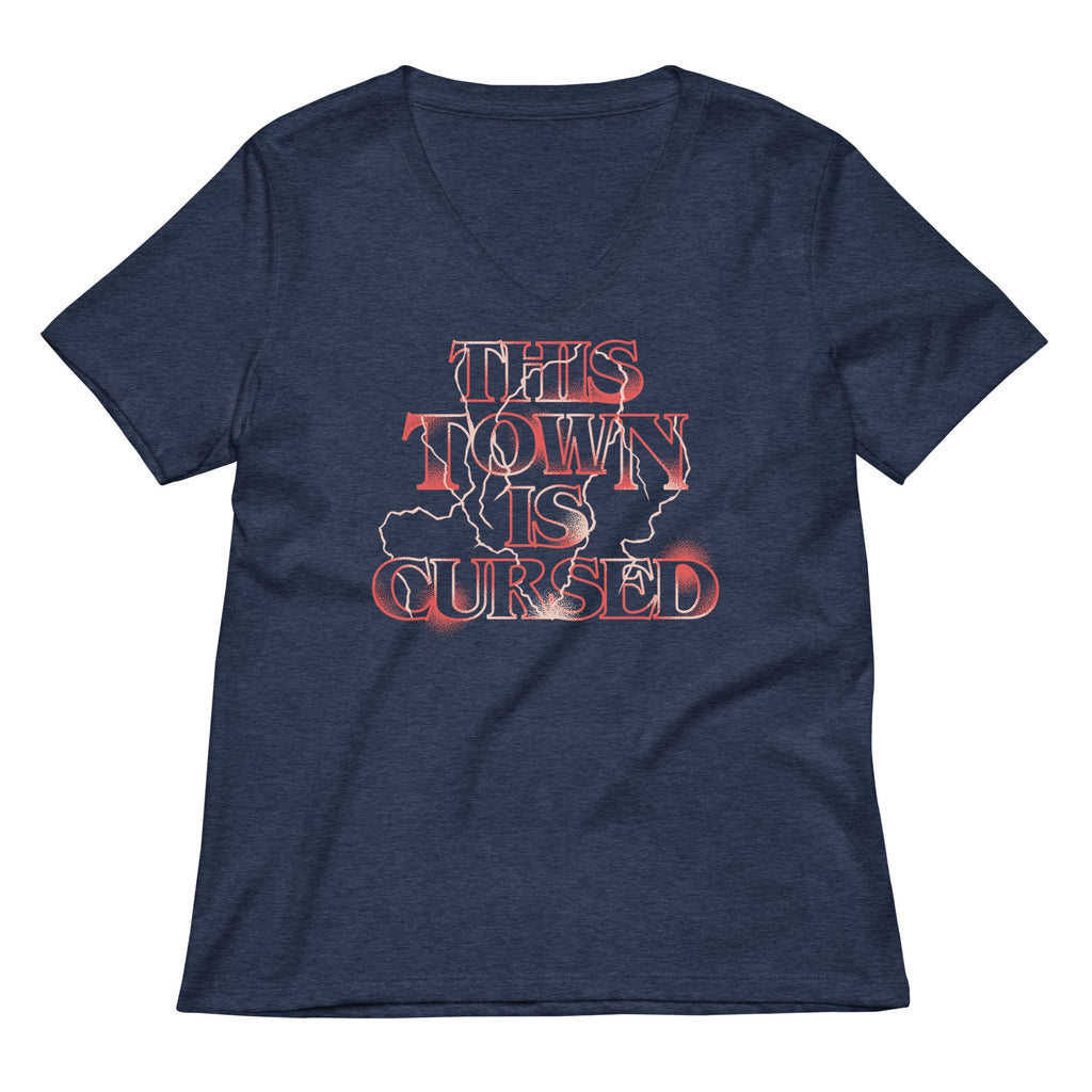 This Town Is Cursed Women's V-Neck Tee