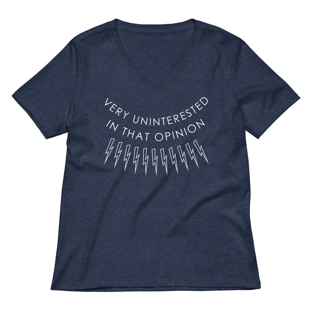 Very Uninterested In That Opinion Women's V-Neck Tee